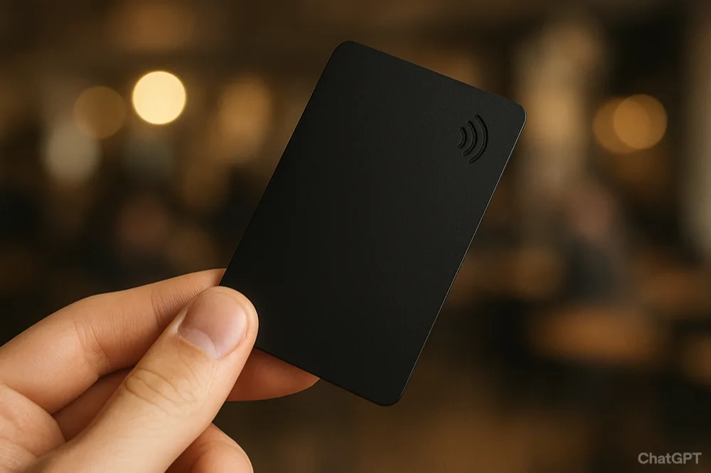 Standard Black PVC Card